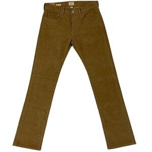 J.Crew Mens 484 Slim Fit Stretch Corduroy Pants Cotton Blend Tan Sz W30 L30